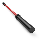 Garvee 7FT Olympic Barbell 1500 LBS Powerlifting Bar 45 LB Needle Bearings Brass Bushings Home Gym - Red And Black