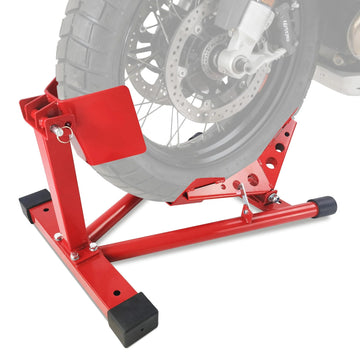 Garvee Professional Grade Universal Wheel Chock Motorcycle Stand Heavy-Duty 1500Lb for Trailers Garage Dirt Bikes