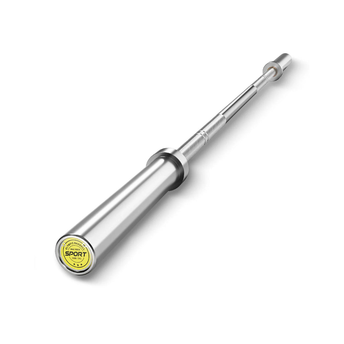 Garvee 7ft Olympic Barbell Bar, 44LB Load, 1500 lbs Capacity, Weight Bars for Gym Home Exercises, Red or Black