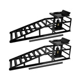 Garvee 2 Pack Hydraulic Car Ramps 5T 11000lbs Low Profile Car Lift Service Ramps for Home Garage Truck Trailer, Adjustable Height Hydraulic Vehicle Ramps
