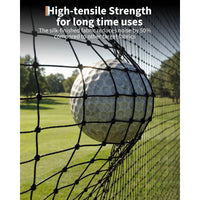 Garvee Golf Hitting Nets for Backyard Driving Real Balls, 10x7.5FT Heavy Duty, Portable Indoor & Outdoor Chipping Practice Net, Noise-Reducing Cloth, Steel Frame