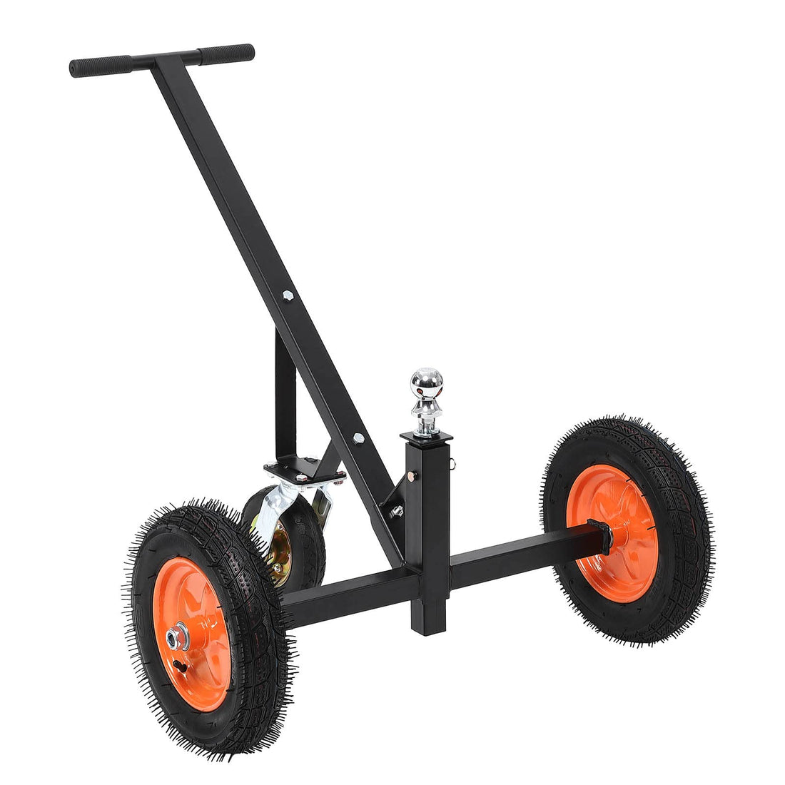 Garvee Adjustable Trailer Dolly with 800lbs Load Capacity, Durable Carbon Steel Trailer Mover with 17.7''-25.5'' Adjustable Height, Ideal Option to Move Boat Trailers/Utility/Cargo Trailers and RV Trailer