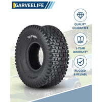 Garvee Heavy Duty Tubeless Turf Tire Set for Golf Cart & Lawn Mower – 20x8.00-8 4PR, 905 lbs Load, CT558 Grip, Replacement Tire Only – 2 Pack, Without Hub