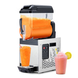 Garvee 12L/3.2 Gal Commercial Slushy Machine Frozen Drink Margarita Machine Smoothie Self-Cleaning for Snow Melts Home Coffee Shops Restaurants - Black