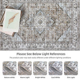 Garvee Washable Runner Rug 2x6 Camel Low-Pile Kitchen Entryway Soft Non-Skid Carpet - Camel