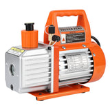Garvee 3.5CFM 1/4HP Single-Stage Rotary Vane Vacuum Pump Air Conditioner Refrigerant HVAC Tool with Oil Bottle for R12 R22 R134a R410a,for Resin Degassing, Refrigeration Maintenance, Vacuum Package