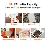 Garvee Package Delivery Drop Box With Coded Lock For Porch And Curbside 16.1x15.7x43.5 in Waterproof Steel