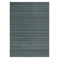 Garvee Modern Striped Washable Area Rug - Low Pile Non-Slip Contemporary Carpet - Soft, Collapsible, Mark Resistant Floor Mat for Living Room, Bedroom, Nursery - Blue, 8x10ft (244x305cm)