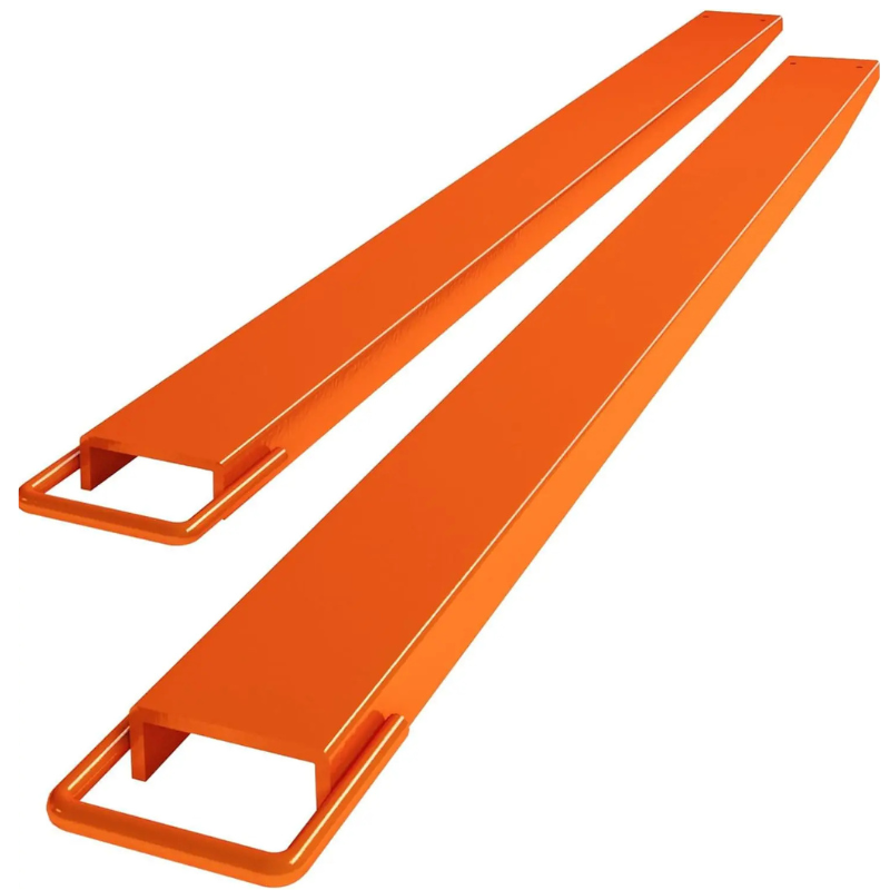 Garvee Pallet Forklift Extensions 84" Length 4.5" Width, Heavy Duty Steel Pallet Fork Extension, 1 Pair Fork Extensions for Forklifts, 4600LBS, Orange