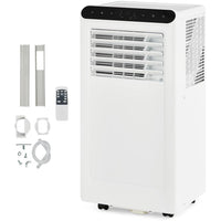 Garvee 8000 BTU Portable Air Conditioners Cool Up to 350 Sq.Ft,3 IN 1 Portable Ac Unit with Remote Control/LED Display/24Hrs Timer/Window Installation Kit & Low Noise for Home/Hotel/Office - Black Top
