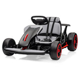 Garvee Ride - G Series: 6+,24V Drift Kart with 2X200W Strong Motor, 7AH Big Battery, Electric Pedals, Electric Go Kart Outdoor Race Toy - Black - Black