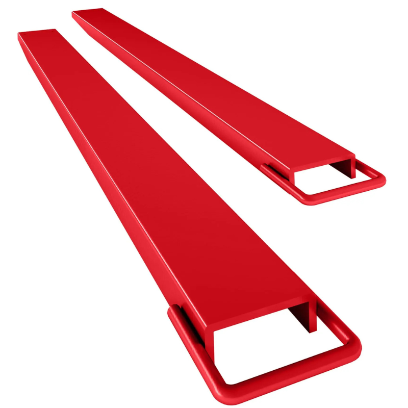 Garvee Forklift Extensions 72 in Length 4.5 in Width Heavy Duty Steel Forklift Attachment Red