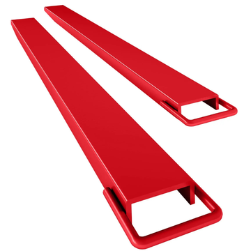 Garvee Forklift Extensions 72 in Length 4.5 in Width Heavy Duty Steel Forklift Attachment Red