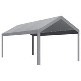 Garvee 13'x20' 200G Heavy-Duty Carport Replacement Cover Waterproof UV Protected for Garage Outdoor Shelter Grey (Frame Not Included) - Grey