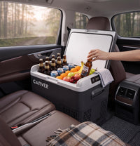 Garvee Car Refrigerator, 19QT(18L) Car Fridge Portable Freezer Compressor Electric Cooler, Portable Refrigerator, Rapid Freezing, -4°f to 68°f (-20°c to 20°c), 12/24V