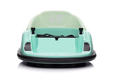 Garvee Ride - B Series: 12V Ride On Bumper Car for Kids Ride on Toy Gifts Toddlers Electric Bumping Car with Remote Control, Battery Display, 360 Degree Spin, LED Lights, Music, Green - Green