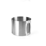 Garvee 430 Stainless Steel Telescopic Mousse Ring Rustproof Baking Cake Ring 12cm Heightened Scale Design - Height 12Cm