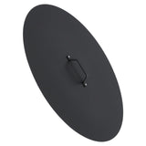 Garvee Fire Pit Cover Compatible with Bonfire, Round Stainless Steel with Handle, Outdoor Patio Camping, 28x28inch, Black