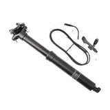 Garvee Dropper Seatpost 30.9mm Bicycle Seatpost With Remote Control Lever Cable For Mountain Bike 30.9 x 345mm Black - 30.9 X 345Mm 100Mm Travel