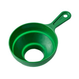 Garvee Foldable Silicone Funnel with PP Handle - Food-Safe, Expandable, Space-Saving, Dishwasher-Safe for Kitchen & Travel, 7cm to 3.5cm, Neutral Color