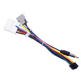 Garvee 16 Pin Wiring Adapter for Nissan OEM Car Radio, RCA Video Connector, Amplifier Power Input, Steering Wheel Control, Plug-and-Play, Pathfinder R51 2006 Compatible - As Shown