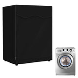 Garvee Washing Machine Cover Waterproof 210D Oxford Cloth For Front Load Washer/Dryer XL 85x60x65cm Outdoor Laundry Kitchen Home - Black