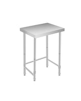 Garvee Stainless Steel Work Table 16x24 in, Commercial Kitchen Utility Table, Silver, Durable, Spacious, Indoor/Outdoor