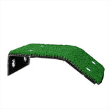 Garvee Turtle Basking Platform Simulation Turf Climbing Turtle Drying Table for Small Reptile Frog Terrapin, Green - 