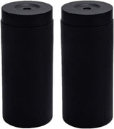 Garvee 2 PCS Liquid Dish Soap Dispenser Squeeze Bottle for Kitchen & Bathroom, Silicone Hand Soap Dispenser, 240ml, Black - Black & Black