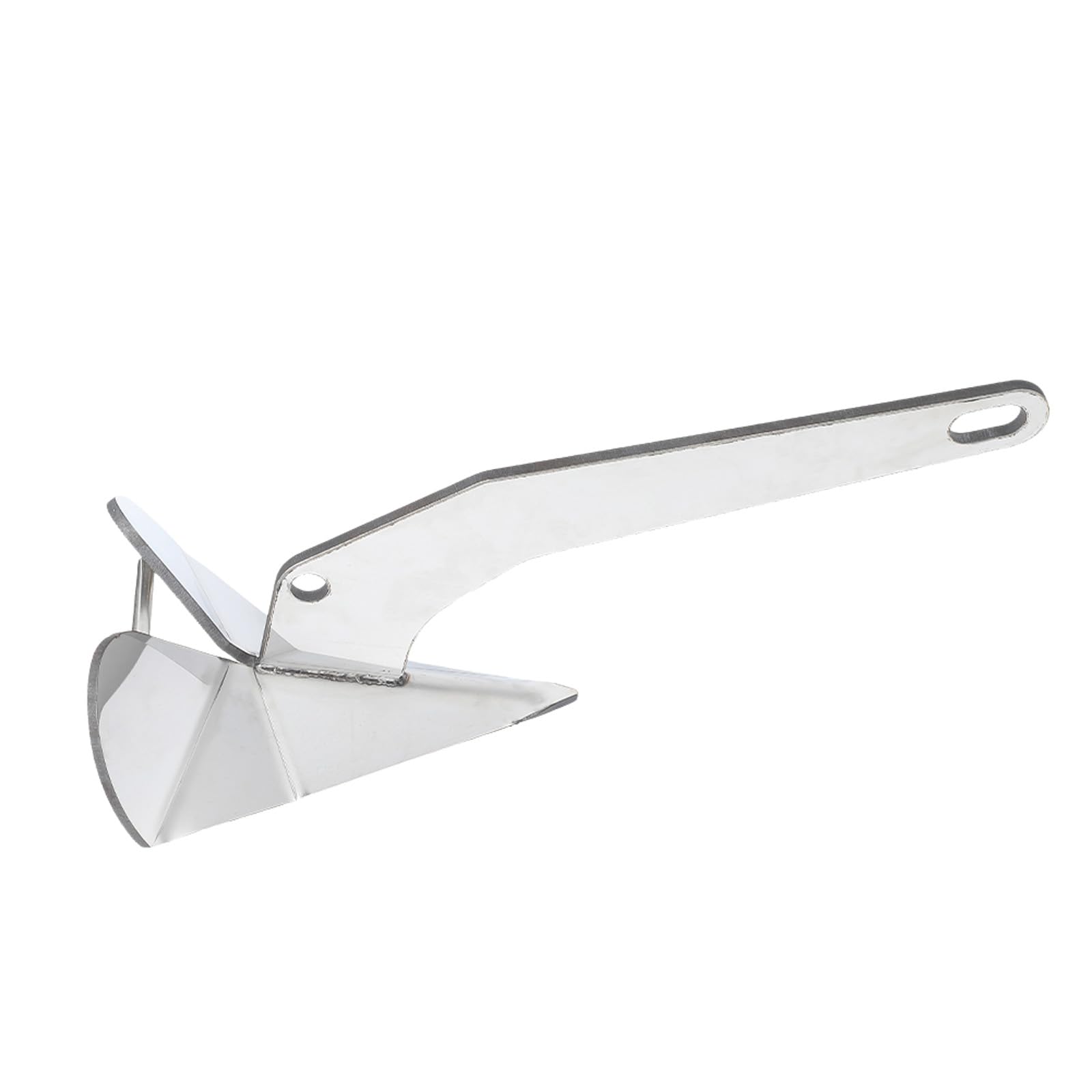 Garvee Upgraded 316 Stainless Steel Delta-Style Boat Anchor Heavy Duty Triangular Anchor 17 LBS