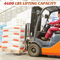 Garvee Pallet Forklift Extensions 84" Length 4.5" Width, Heavy Duty Steel Pallet Fork Extension, 1 Pair Fork Extensions for Forklifts, 4600LBS, Orange