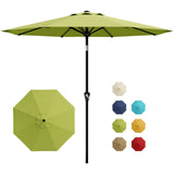 Garvee 9FT Patio Umbrella Apple Green - Outdoor Table Umbrella with Crank Lift, Tilt, UV Protection, Waterproof for Pool, Deck, Yard, Garden - Apple Green