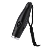Garvee Electronic Sports Whistle 3-Tone Adjustable Volume Powerful Sound ABS Material Portable with Lanyard for Referees Coaches Outdoor Sports - Negro