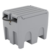 Garvee Portable Fuel Tank 48 Gallon Diesel Gasoline Transfer Tank With 12V Electric Pump 10 GPM Flow Rate Gray - Gray