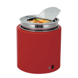 Garvee Commercial Soup Warmer 11.6 QT Stainless Steel Electric Soup Kettle Red Large Capacity Portable Food Warmer for Restaurant Party Buffet - Red