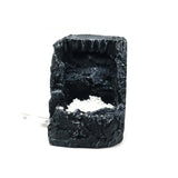 Garvee Aquarium Mountain Ornament with Underwater Sand Small Fish Tank Rockery Cave Waterfall Resin Decor for Hermit Crab Hideout LMC20643 Small - Lmc20643# Small