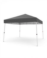 Garvee 10x10 Ft Pop Up Canopy Tent With Sturdy Steel Frame, UV Protection, Adjustable Height, Portable Gazebo Shelter, Gray - Gray