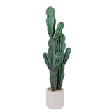 Garvee Artificial Cactus Plant Tall UV Resistant Faux Cactus Plant Green Indoor Outdoor Decoration