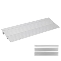 Garvee 2" Aluminum Threshold Ramp for Doorways, 700 lbs Capacity, Adjustable Height, Non-Slip Surface, Portable Design, Wheelchairs & Scooters Access