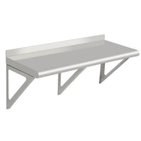 Garvee 72x12x12 Inch Stainless Steel Wall Shelf NSF Certified, Commercial Wall Mounted Kitchen Shelf for Restaurant, Garage, Laundry, Utility Room, Equipment Storage, Metal Shelving