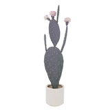 Garvee Artificial Cactus Plant Tall UV Resistant Faux Cactus Plant with Planter for Home Garden Office Indoor Outdoor Decoration Green