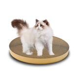 Garvee Round Cat Scratcher Replacement Pad, Natural Corrugated Cardboard, 14.96", Eco-Friendly, Durable, Safe Edges