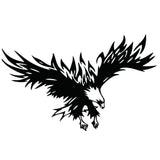 Garvee Flying Wings Car Decal, Vinyl Sticker for Engine Hood & Body Side, Universal Self-Adhesive, Black