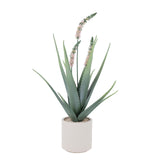 Garvee Tall UV Resistant Faux Cactus Plant with Planter for Home Office Living Room Bedroom Foyer Porch Decor, Green, Realistic Texture, EVA Material