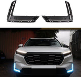 Garvee Honda CR-V 2023 2024 DRL Fog Lights LED Switchback Daytime Running Light Amber Dynamic Turn Signal Front Bumper Assembly