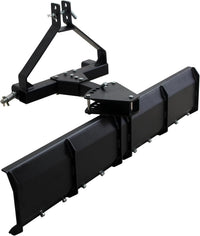 Garvee 42" Tow Behind Box Scraper Lawn Tractor Attachments with Tractor Box Blade Hitch Tow Fit for ATV UTV, Black