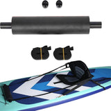 Garvee Kayak Foot Braces Universal Adjustable Foot Pegs Lightweight Boat Foot Rest with Straps for Inflatable Kayaks Black - Black