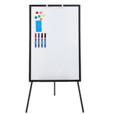 Garvee Magnetic Portable Dry Erase Easel Whiteboard 36x24 Adjustable Tripod Stand Black/White for Office Classroom Home - Black