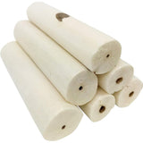 Garvee 10 Pcs Natural Bark Chew Sticks for Birds, Parrot Chewing Toy, Sola Root Stems for Small Pets, Natural Color