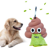 Garvee Dog Poop Bag Dispenser Portable Soft for Dogs and Cats, Portable, Brown